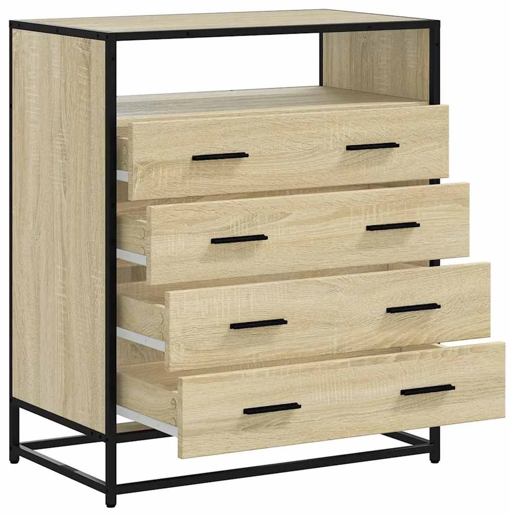 vidaXL Συρταριέρα Sonoma Δρυς 70x41x83,5 εκ. από Επεξεργασμένο Ξύλο