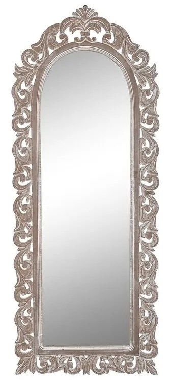 Τοίχο καθρέφτη DKD Home Decor Φυσικό Ινδός 60 x 2,5 x 152 cm