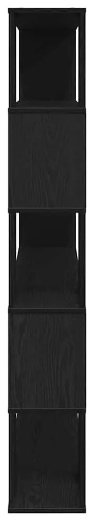 vidaXL Σετ επίπλου τηλεόρασης Επιτοίχιο Μαύρη Οξυά 100 x 24 x 155 cm