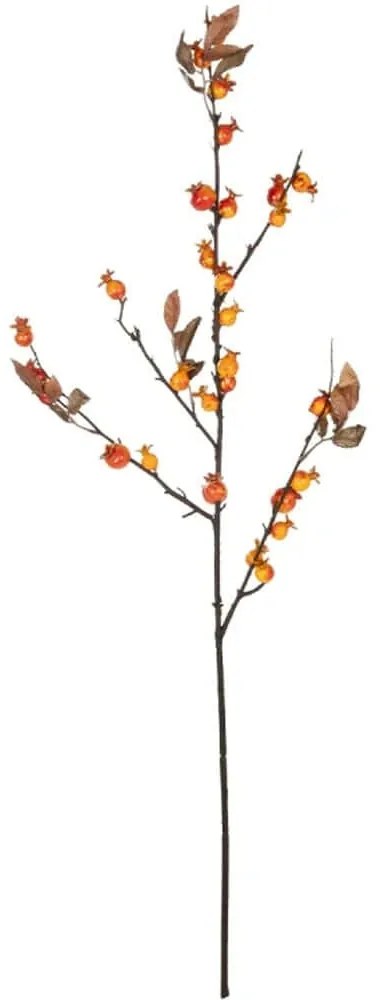 Τεχνητό Λουλούδι Berries Fruit 21443 94cm Orange-Brown GloboStar Πολυαιθυλένιο