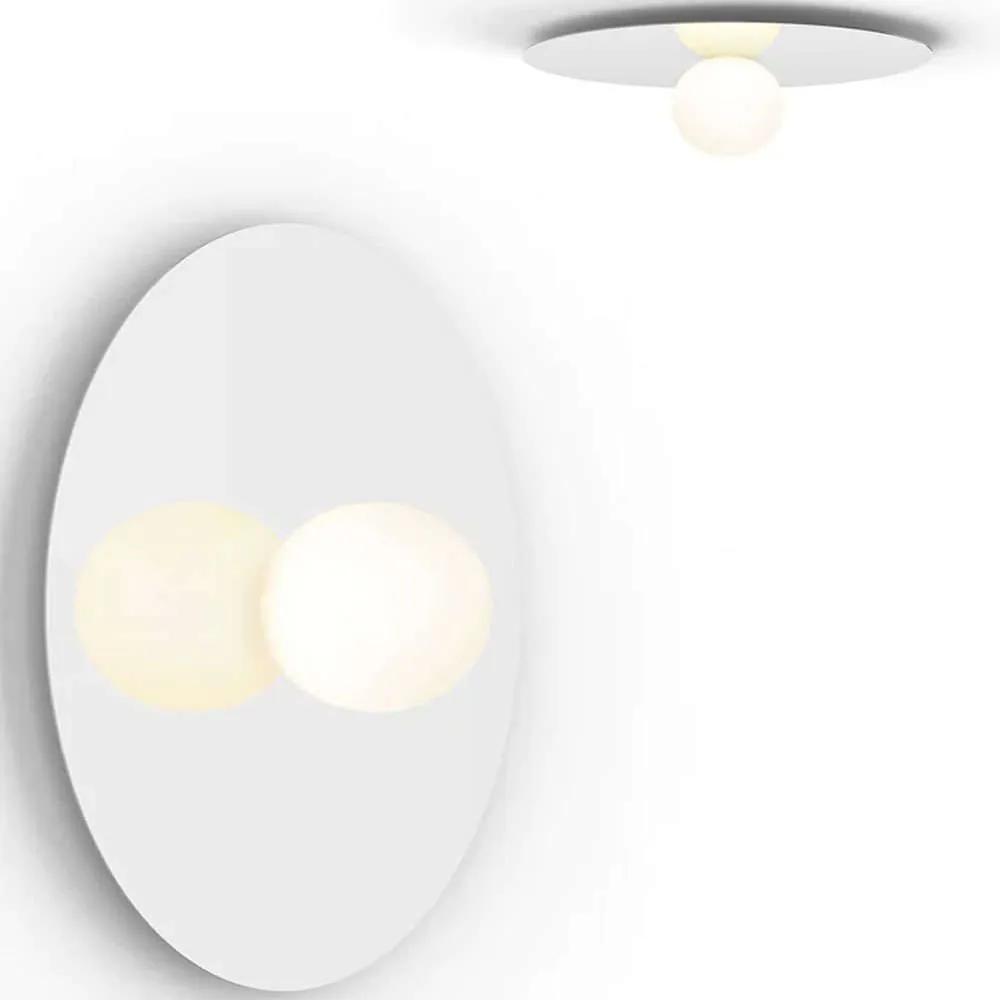 Φωτιστικό Τοίχου - Οροφής Bola Disc 22/6 10624 18,2x55cm Dim Led 1100lm 12W White Pablo Designs