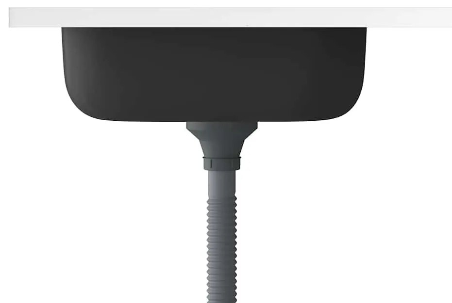 vidaXL Νεροχύτης + Ποδιά Σετ Ασημί 600x600x155 χιλ. Ανοξείδωτο Ατσάλι