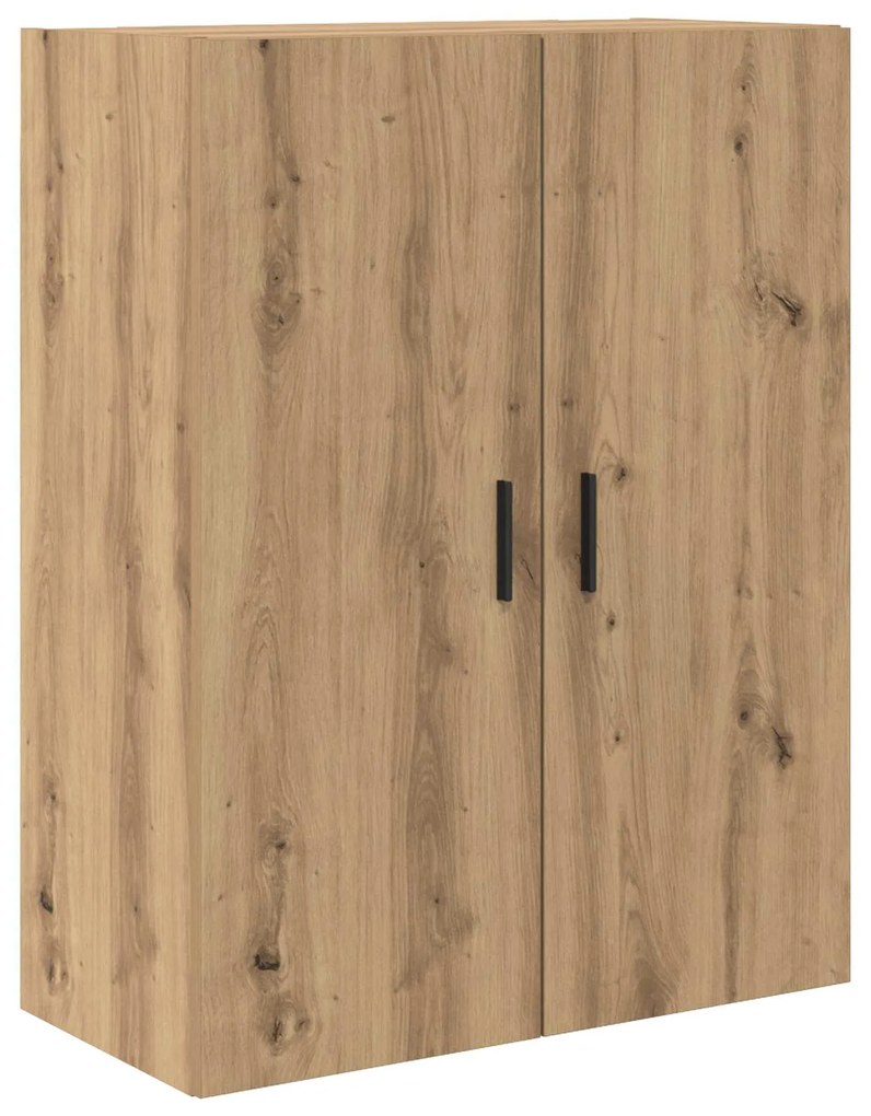 vidaXL Highboard με συρτάρι 2 pcs Artisan Oak Σύνθετο Ξύλο και Γυαλί