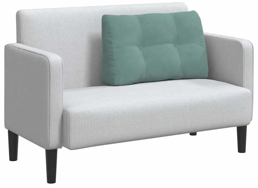 vidaXL Μαξιλάρι Πλάτης Θαλασσί 80 x 24 x 50 εκ Βελούδο