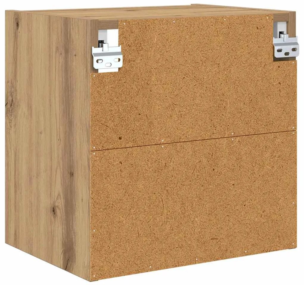 vidaXL Κρεμαστό ντουλάπι με αποθήκευση Artisan Oak 40 x 29,5 x 40 εκ.