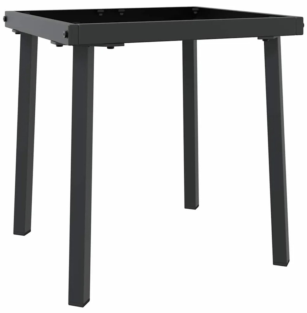 vidaXL Ήλιος Λάουτζερ 3 pcs Μαύρο και Λευκό 40 x 40 x 40.5 εκ