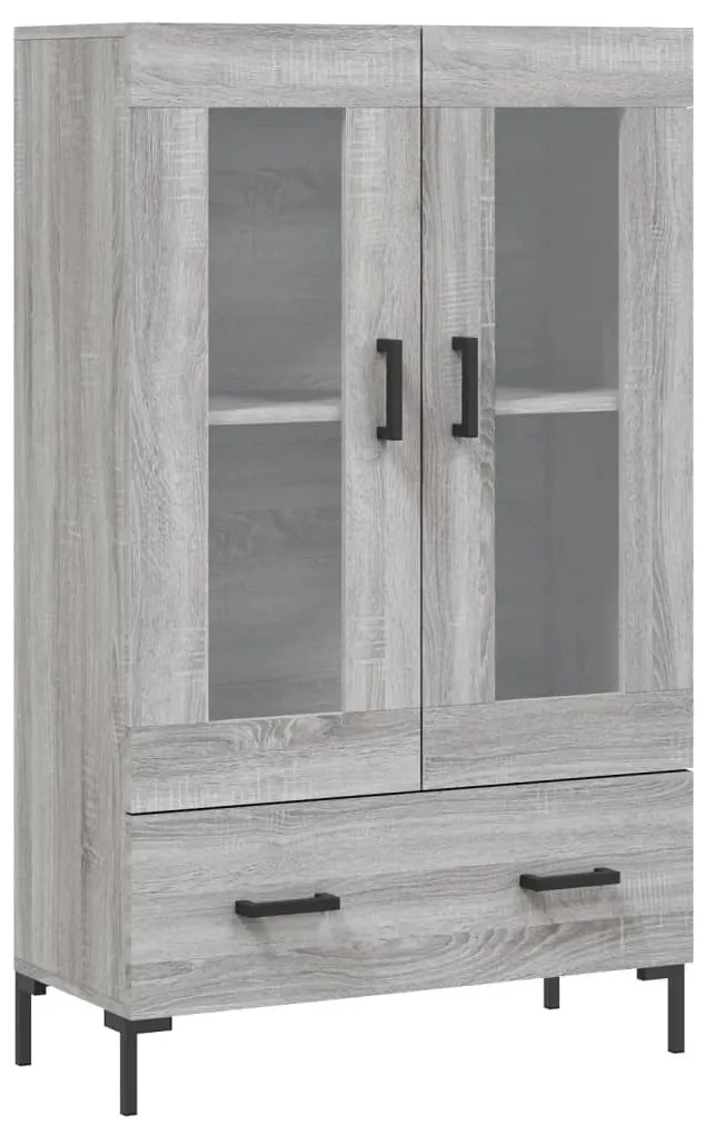 vidaXL Ντουλάπα Γκρι Sonoma 69,5 x 31 x 115 εκ. από Επεξεργασμένο Ξύλο