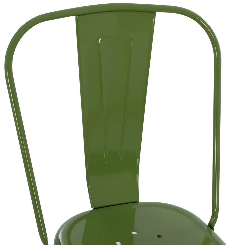 Καρέκλα Μεταλλική Melita-Pro Light Olive Green 44x47x84,5Υ εκ. 44x47x84.5 εκ.