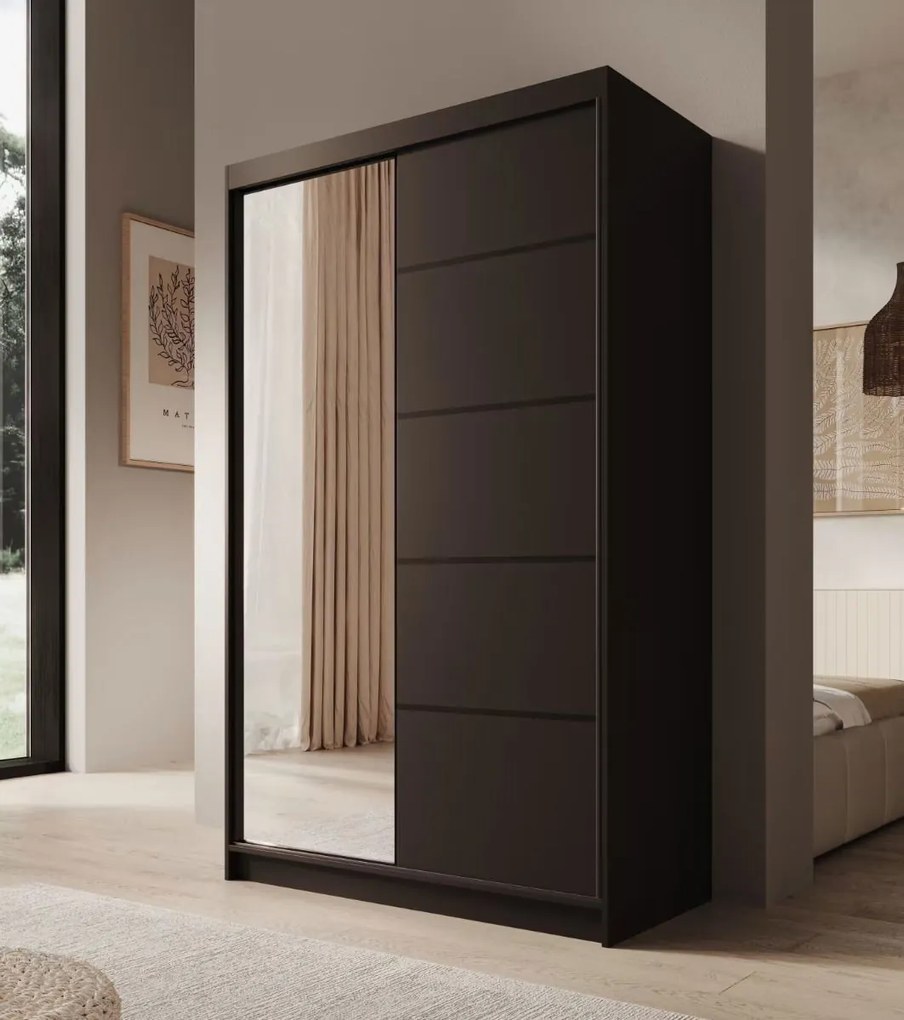 Ντουλάπα Belfast 120 συρόμενη-Mauro