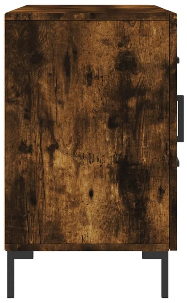 vidaXL Μπουφές Καπνιστή Δρυς 100 x 36 x 60 εκ. Επεξεργασμένο Ξύλο