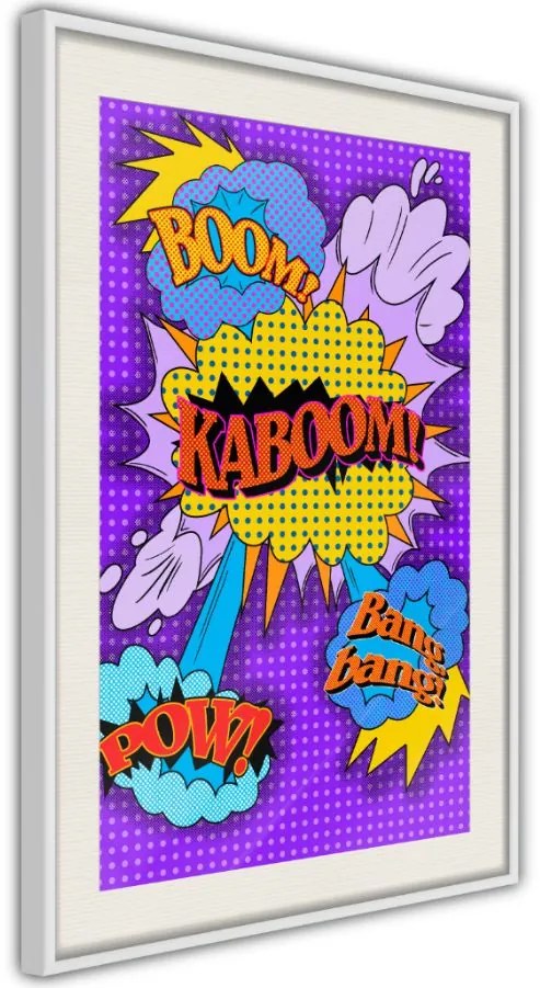 Αφίσα - Kaboom! Boom! Pow! - 20x30 - Χρυσό - Χωρίς πασπαρτού