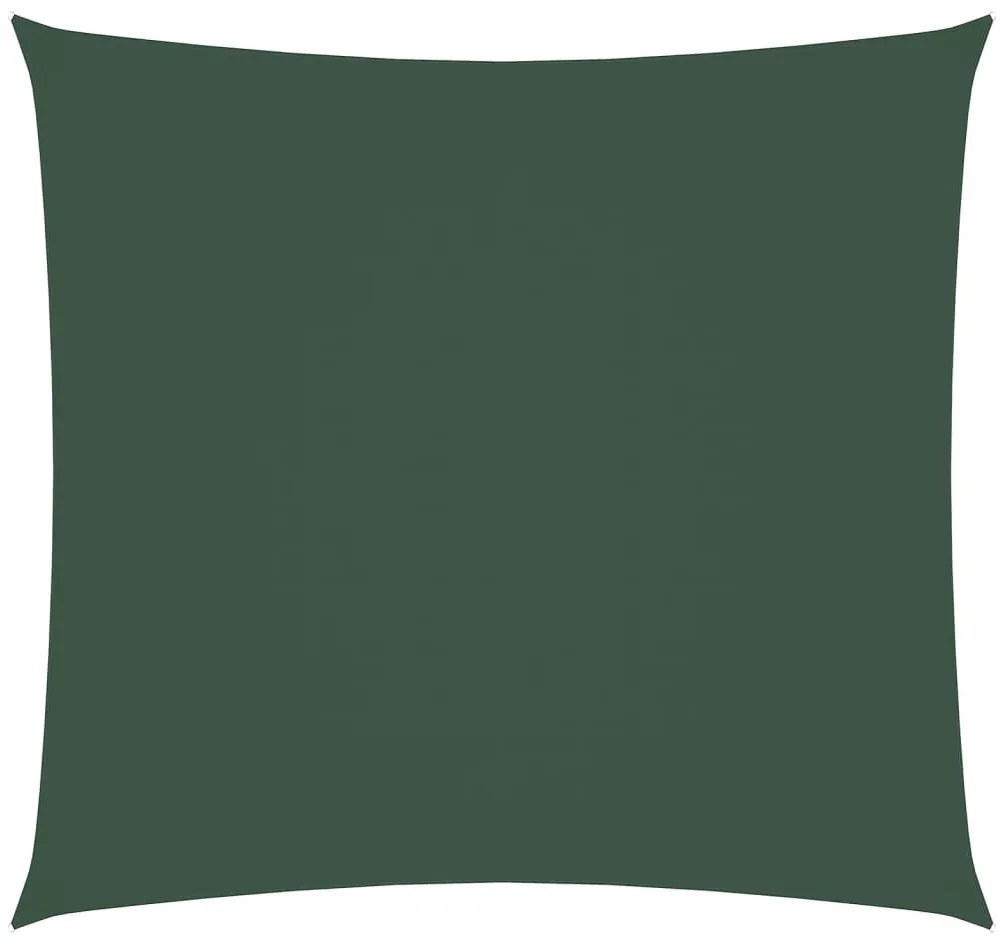 vidaXL Πανί Σκίασης Τετράγωνο Σκ. Πράσινο 2,5x2,5 μ. από Ύφασμα Oxford