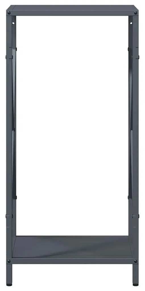 Ράφι για καυσόξυλα Ανθρακί 34x25x70 cm Ατσάλι ψυχρής έλασης - Ανθρακί