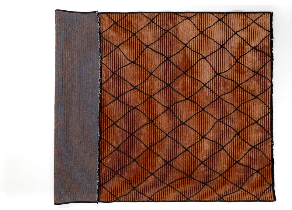 Χαλί Κιλίμι ezzo Weave 4201 COPPER 1.20x1.80