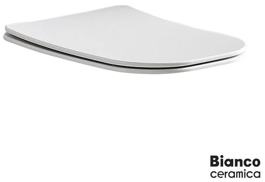 BIANCO CERAMICA 9500SC-300 Κάλυμμα Λεκάνης βακελίτη slim soft close White