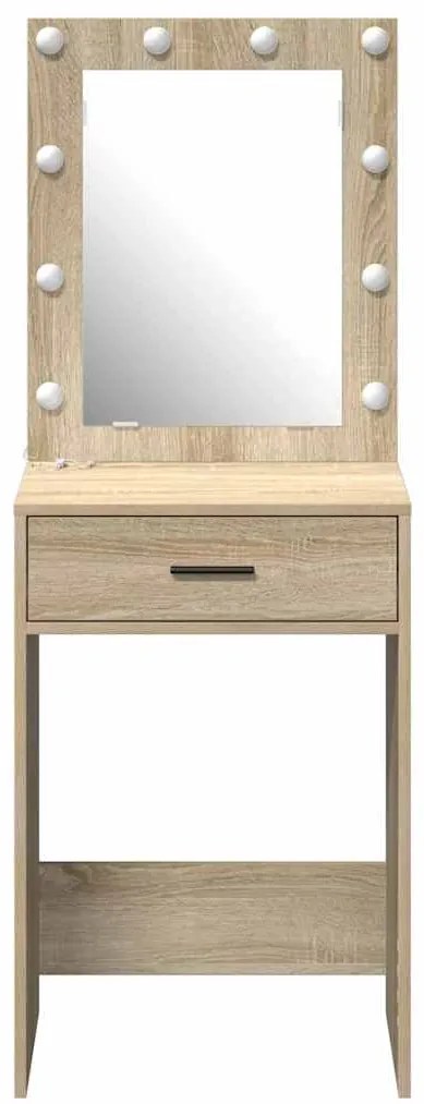 vidaXL Κομοδίνο Sonoma Δρυς 50 x 41 x 135 εκ Επεξεργασμένο ξύλο