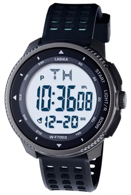 Ψηφιακό ρολόι χειρός - LS7003 - Lasika - 817360 - Black/Grey-817360_bgr