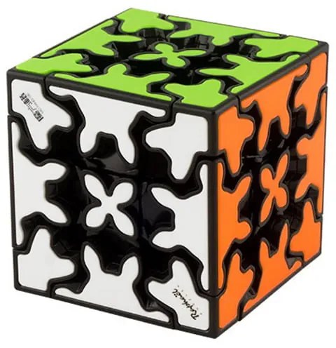 QYTOYS παιχνίδι κύβος με μαύρη βάση 3x3 - Gear cube game