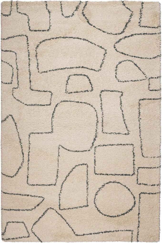 Χαλί Skyline 62617 962 Beige-Grey Βιοκαρπέτ 200X290cm