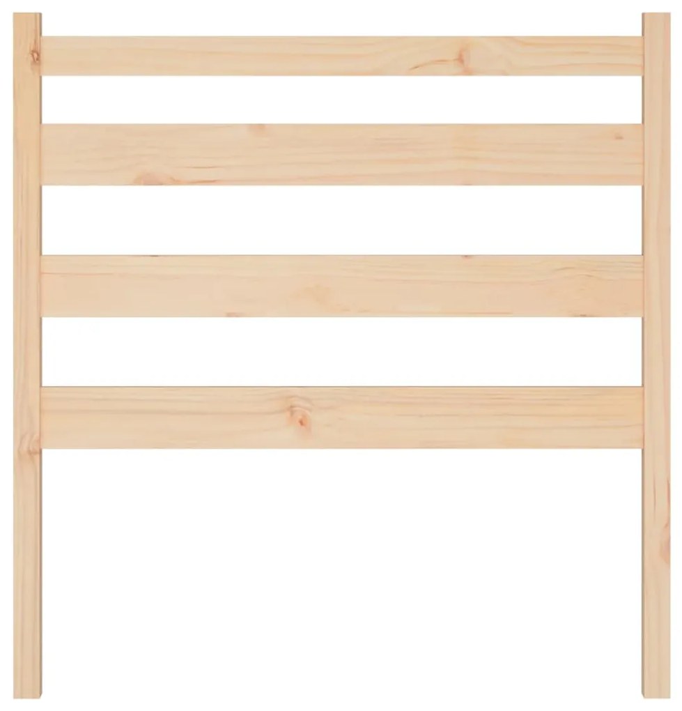 vidaXL Κεφαλάρι Κρεβατιού 81 x 4 x 100 εκ. από Μασίφ Ξύλο Πεύκου
