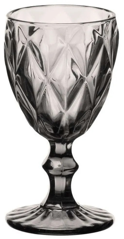 Ποτήρι Νερού Κολωνάτο Kare 52.704.53 320ml Smoke Cryspo Trio Glass