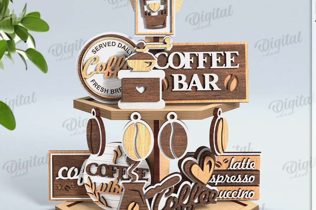 Intra απο ξύλο plywood Χρώμα wenge 3mm-4mm πάχος - Πακέτο λέιζερ Decors δίσκου καφέ σε επίπεδα Δίασταση 30x20 cm INTRAFABR-90413196