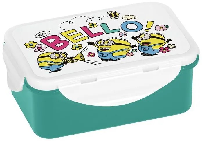 Geda Labels Φαγητοδοχείο Minions Bello Spring 1100ml PP BPA Free Πράσινο-Λευκό GE16649