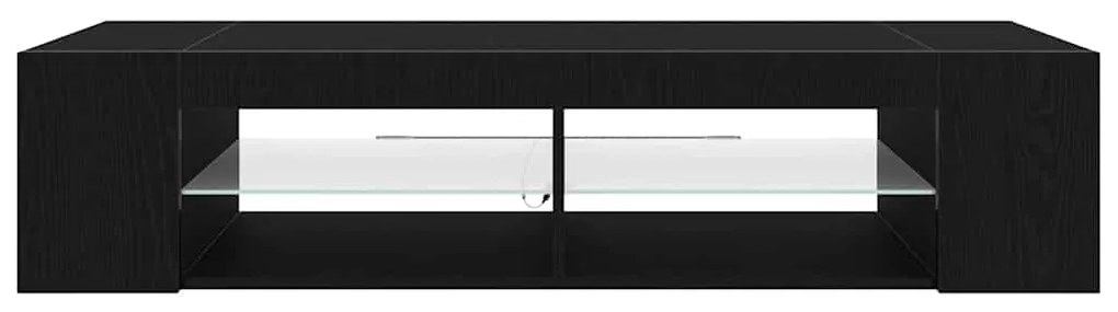 vidaXL Ντουλάπι TV Μαύρο 135 x 39 x 30 εκ Επεξεργασμένο ξύλο