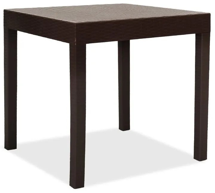 Τραπέζι Gabi 143-000024 80x80x77cm Brown