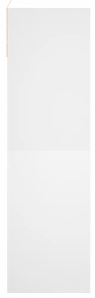 vidaXL Παπουτσοθήκη Λευκή 60 x 34 x 116 εκ. από Επεξεργασμένο Ξύλο