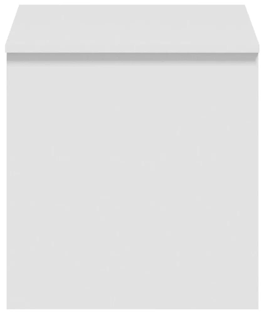 Τραπεζάκι Σαλονιού Λευκό 102x50,5x52,5 εκ. Επεξεργασμένο Ξύλο - Λευκό