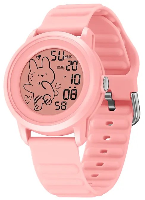 Παιδικό ψηφιακό ρολόι χειρός – Skmei - 2217 - Pink-222178_pi