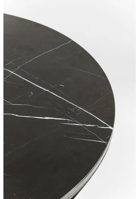 Τραπεζάκι Μέσης East Round (3/Set) 80x80x46εκ - Μαύρο