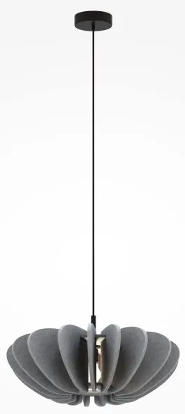 Κρεμαστό Φωτιστικό Οροφής 1xE27 Γκρι Φ58cm Cambio MOD398PL-01GR1 Maytoni MOD398PL-01GR1 Γκρι