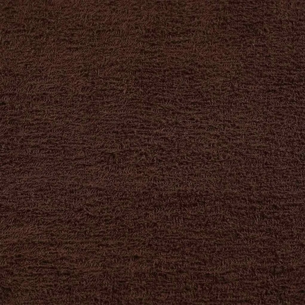vidaXL Πετσέτες ντους 10 τεμάχια Καφέ 70x140 εκ. 360 γρ/μ² 100% Βαμβ.