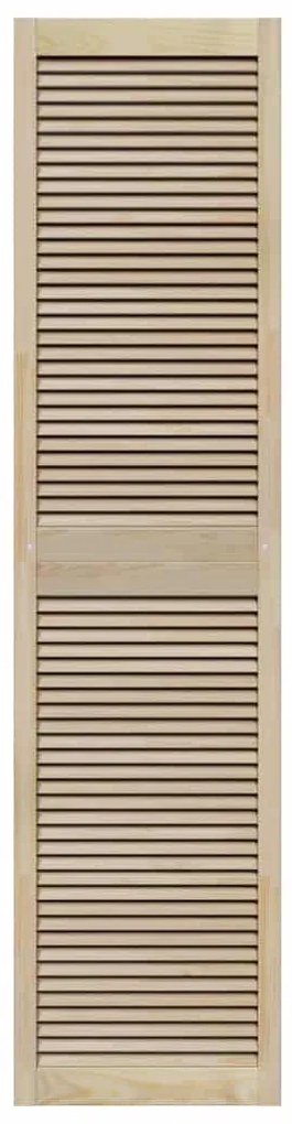 vidaXL Πόρτες Ντουλάπας Other με πόρτα 4 pcs Καφέ 201 x 49.5 x 2.1 εκ