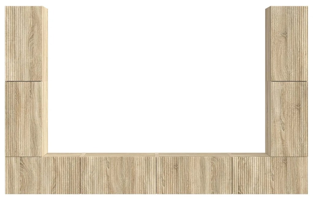 vidaXL 4 pcs Δρύς Sonoma