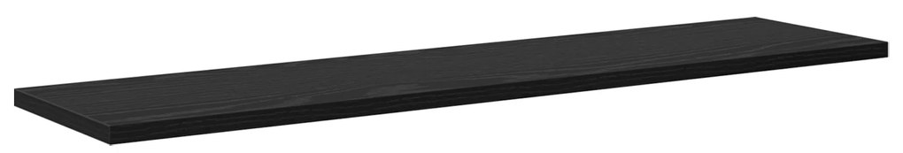 vidaXL Δίσκος Βιβλιοθήκης 4 pcs Μαύρο 100 x 40 x 1.5 εκ. Μοριοσανίδα