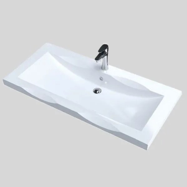 Sanitec LOTUS Νιπτήρας Μπάνιου 59x47x11cm