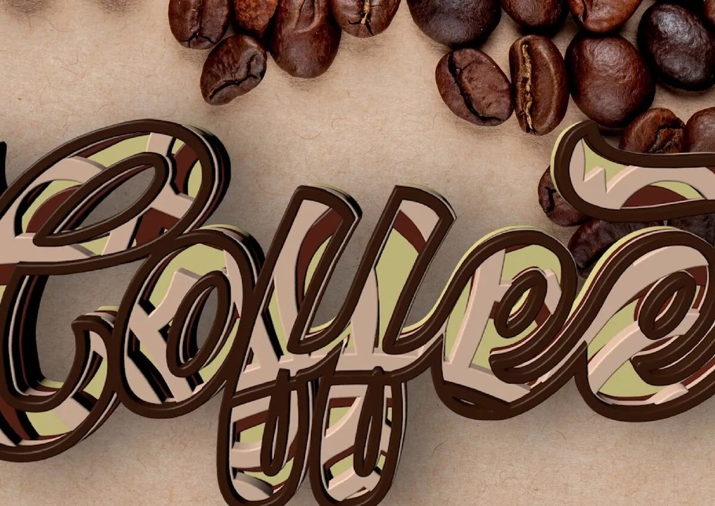 Σετ των 2 Intra απο ξύλο plywood 3mm-4mm πάχος - Καφές, 3d Mandala Δίασταση 30x30 cm INTRAFABR-28434902