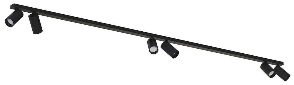Φωτιστικό Οροφής - Σποτ Mono 7844 6xGU10 10W Black Nowodvorski Metal, Plastic