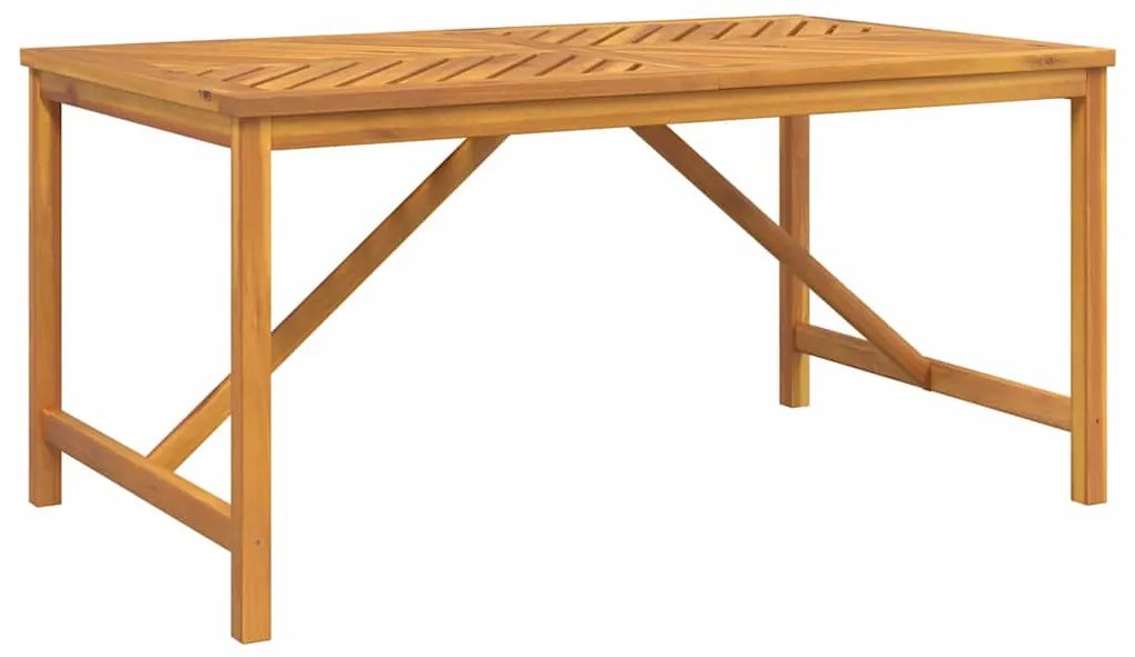 vidaXL Σέτ φαγητού για κήπο 4 pcs Καφέ Στερεό Ξύλο Ακακίας