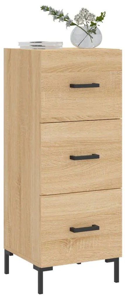 vidaXL Ντουλάπι Sonoma Δρυς 34,5x34x90 εκ. από Επεξεργασμένο Ξύλο