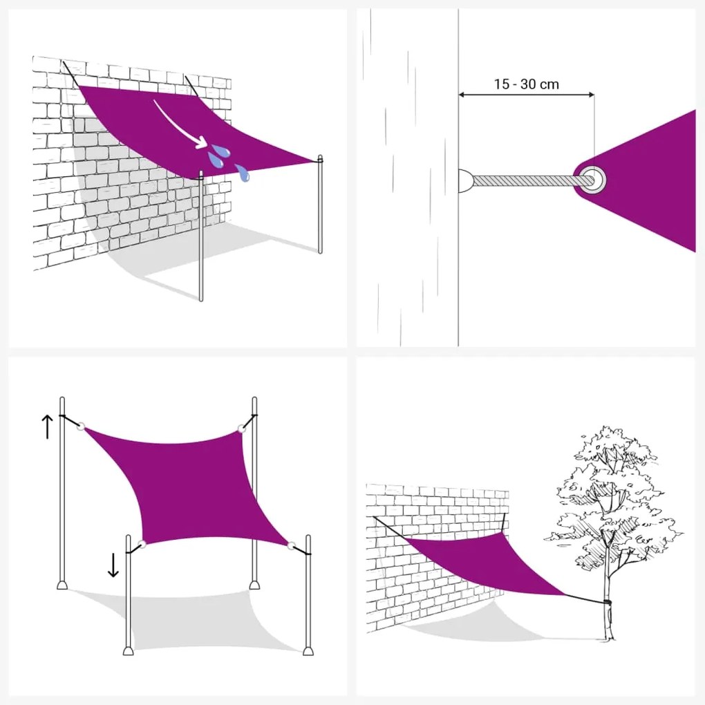 ΠΑΝΙ ΣΚΙΑΣΗΣ ΜΑΥΡΟ 3,6 X 3,6 Μ. ΑΠΟ HDPE 160 ΓΡ./Μ² 311715