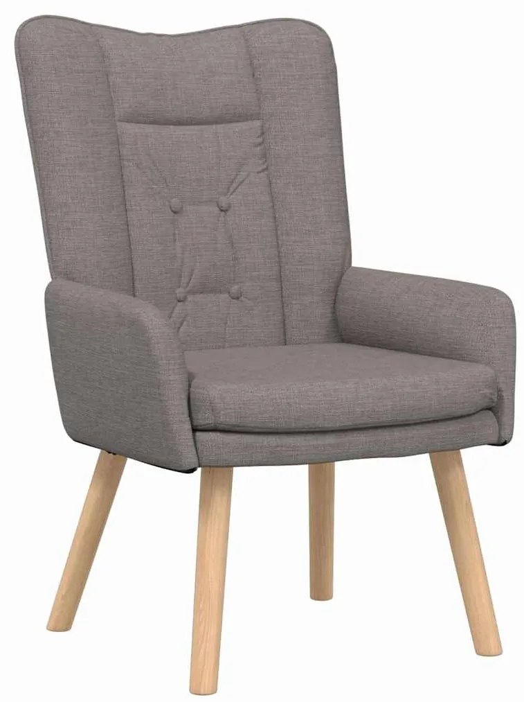 vidaXL Χαλαρωτική Πολυθρόνα Taupe 63 x 67 x 94 εκ. ύφασμα