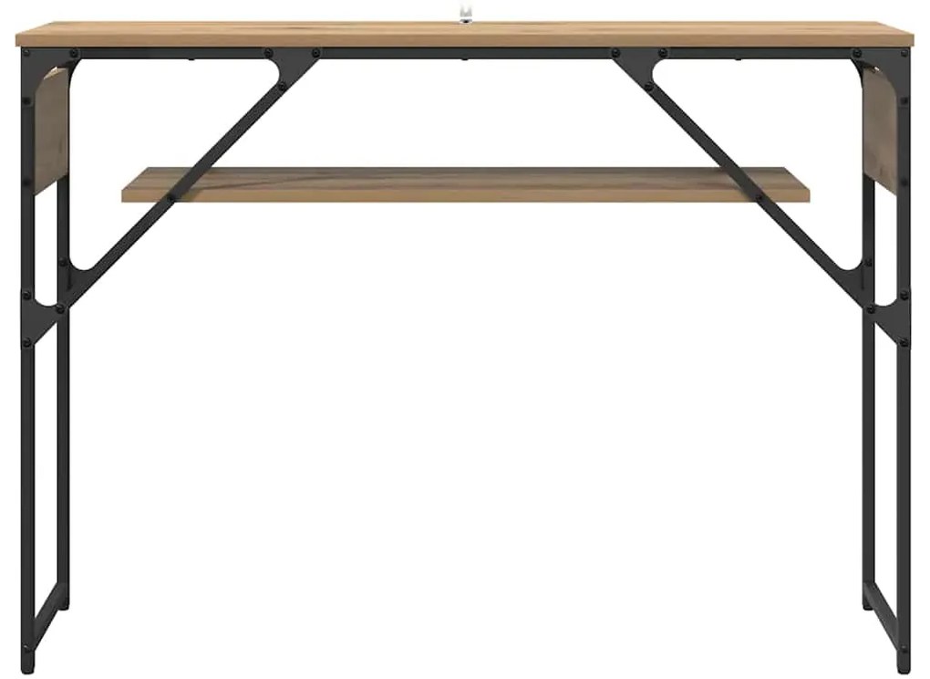 vidaXL ΤραπέζιΚονσόλας Artisan Oak 105x30x75εκ. Επεξεργασμένο ξύλο