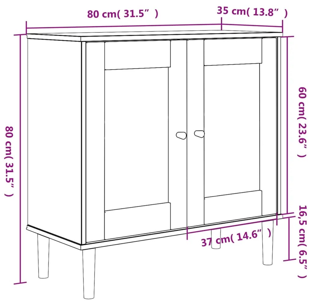 ΝΤΟΥΛΑΠΙ SENJA ΚΑΦΕ / ΡΑΤΑΝ 80 X 35 X 80 ΕΚ. ΜΑΣΙΦ ΞΥΛΟ ΠΕΥΚΟΥ 358031