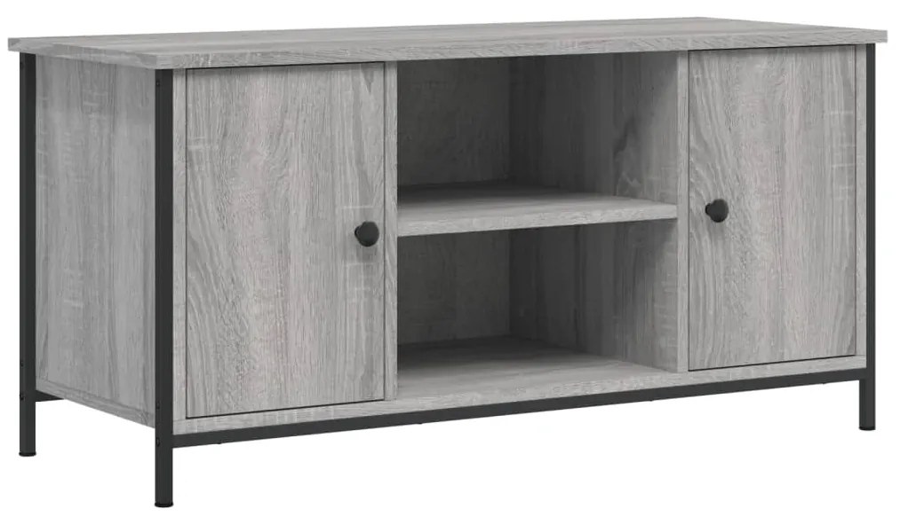 vidaXL Έπιπλο Τηλεόρασης Γκρι Sonoma 100x40x50 εκ. από Επεξεργ. Ξύλο