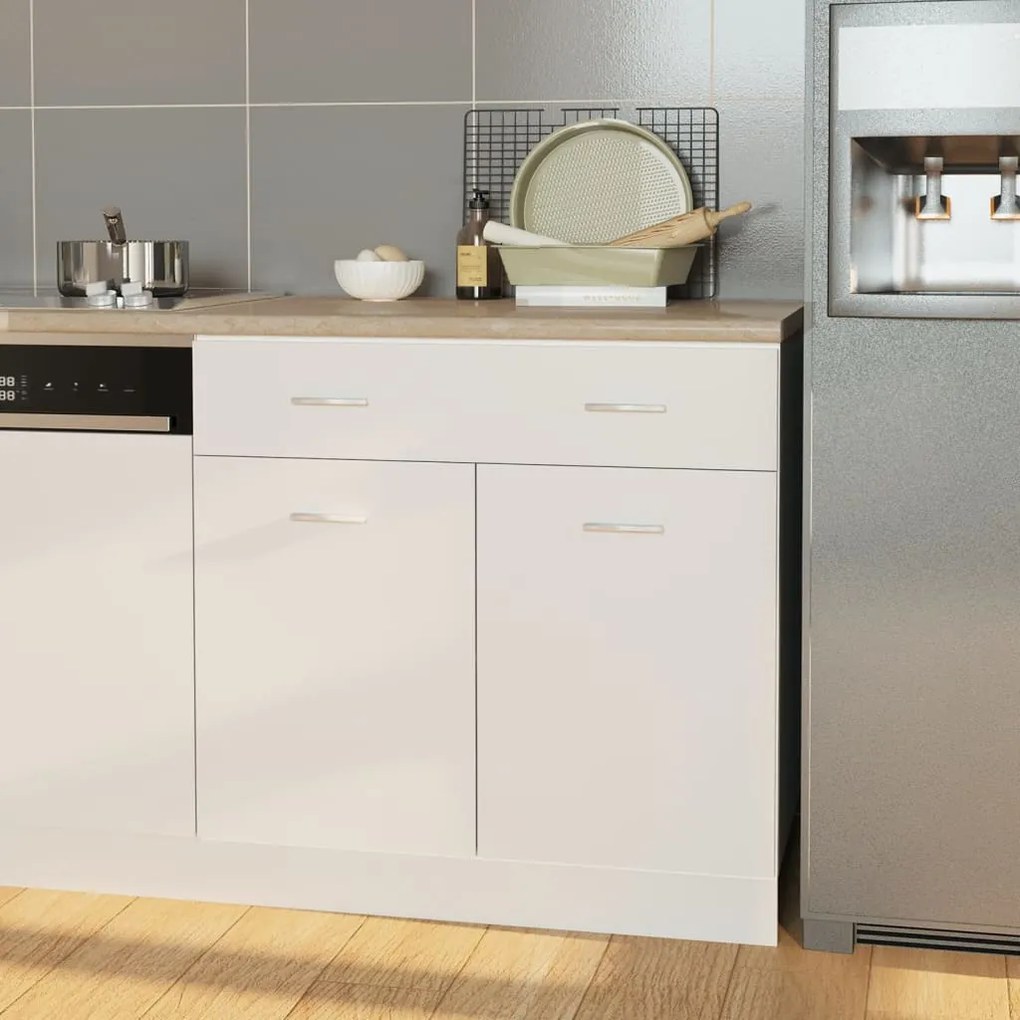 vidaXL Πάγκος Κουζίνας Μπεζ με Υφή Μαρμάρου 80x60x2,8 εκ Μοριοσανίδα