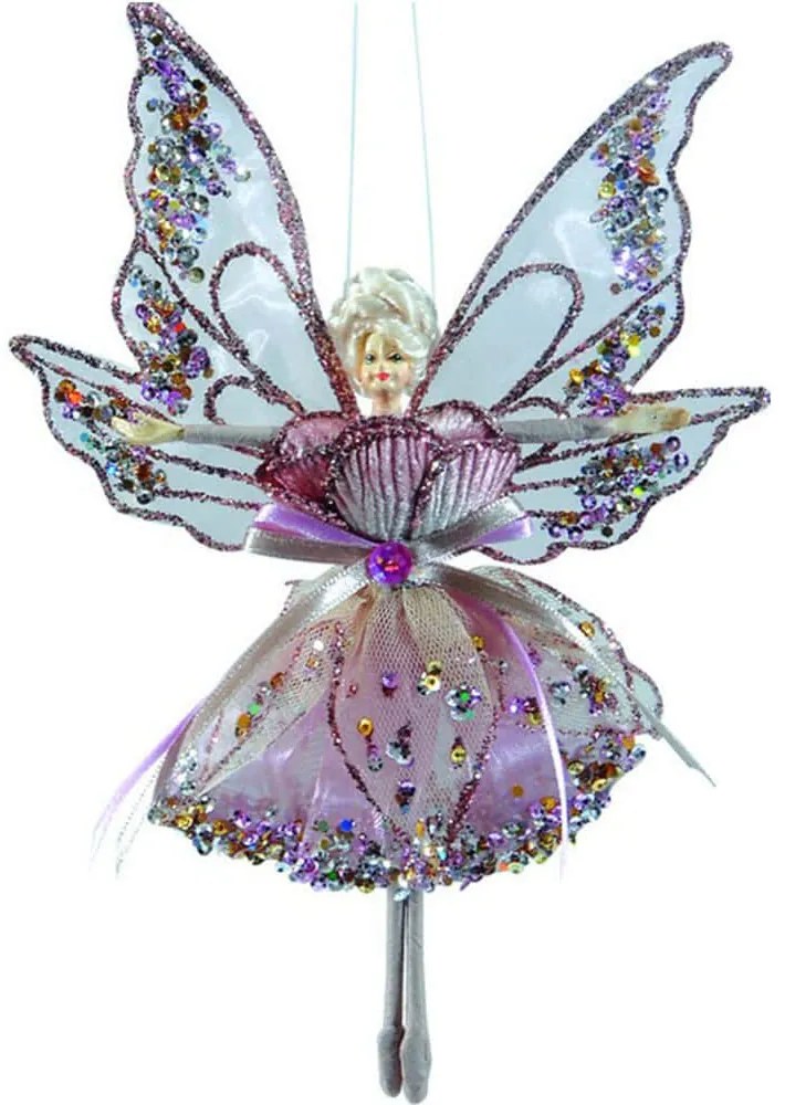 Χριστουγεννιάτικο Στολίδι Μπαλαρίνα 186871 20x15cm Multi